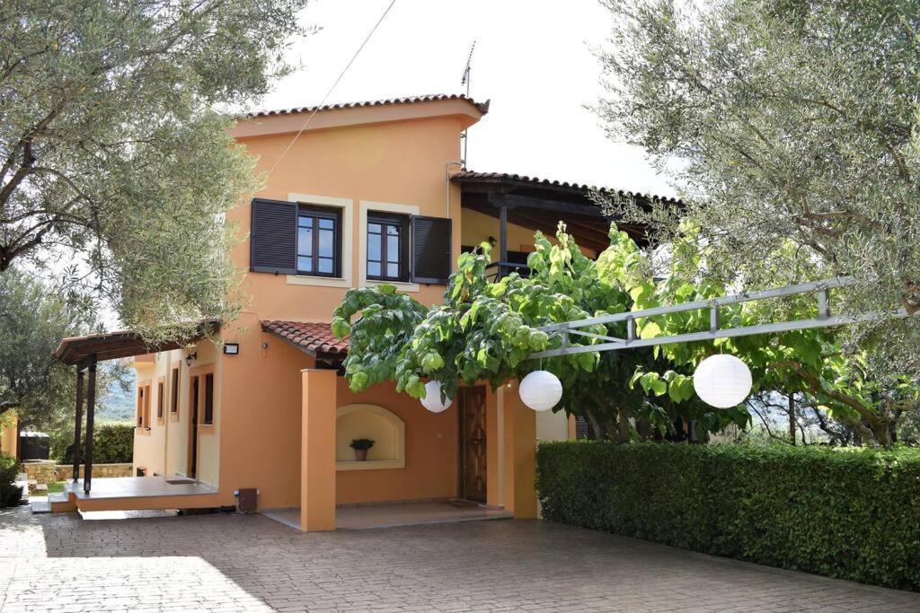 Ampelos Hillside Villa Akrata Dış mekan fotoğraf