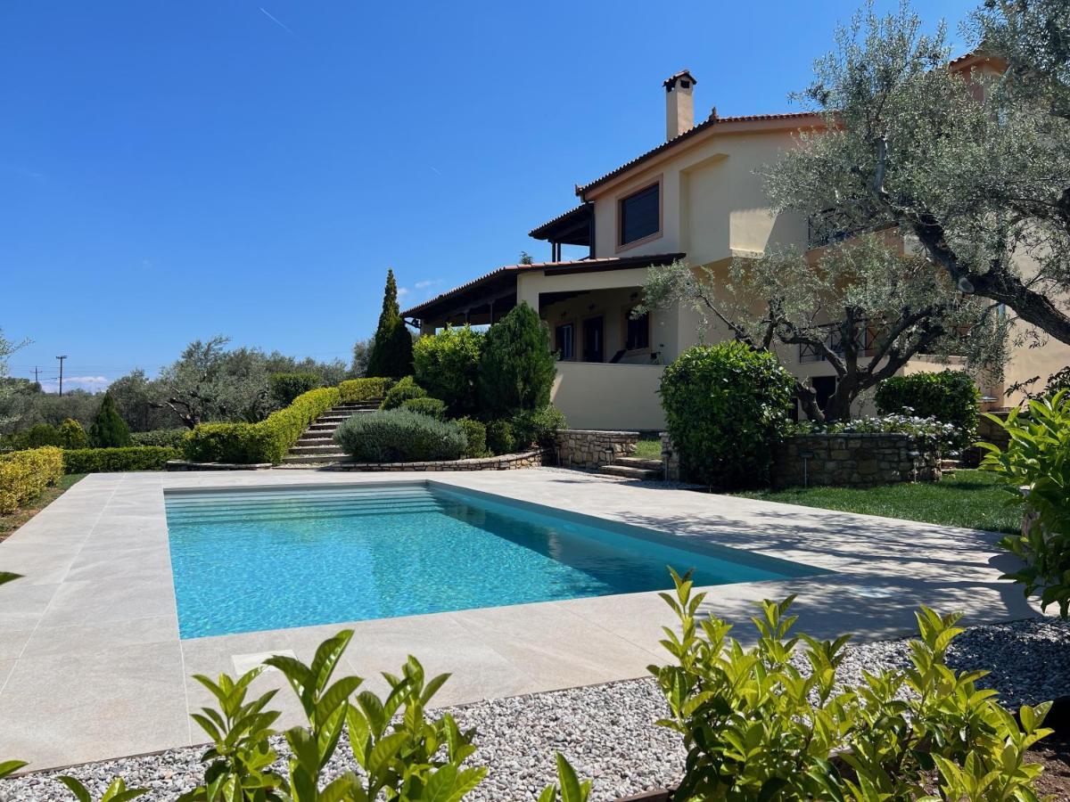 Ampelos Hillside Villa Akrata Dış mekan fotoğraf